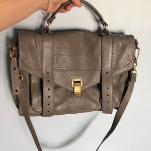 Proenza Schouler PS1 Medium Satchel in grey